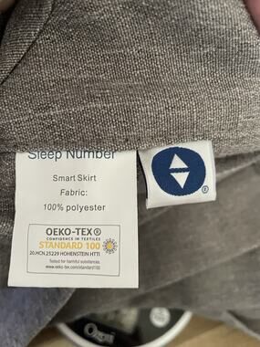 Sleep Number Smart Skirt King Size Grey Brown